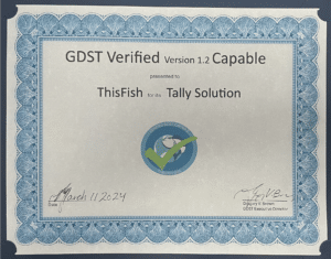 GDST Capability Test Verification Certificate